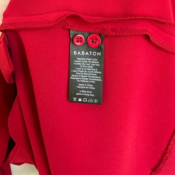 Aritzia Babaton Howitt Red Dress Cargo Jacket - Picture 7 of 7